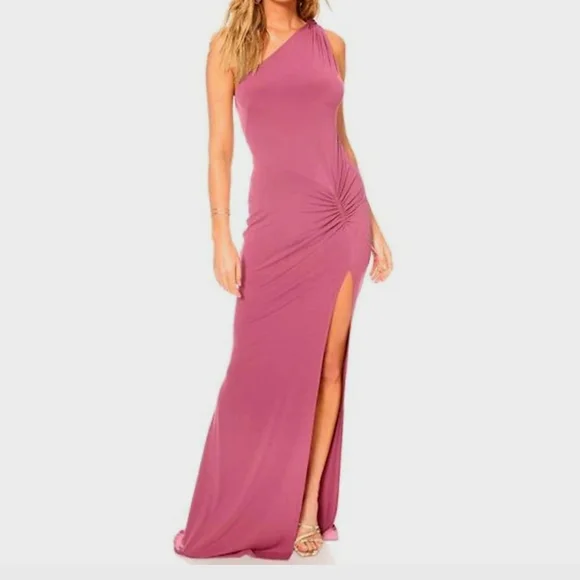 Katie May Attention Seeker One-Shoulder Maxi Dress Size Small New With Tags - Picture 6 of 11